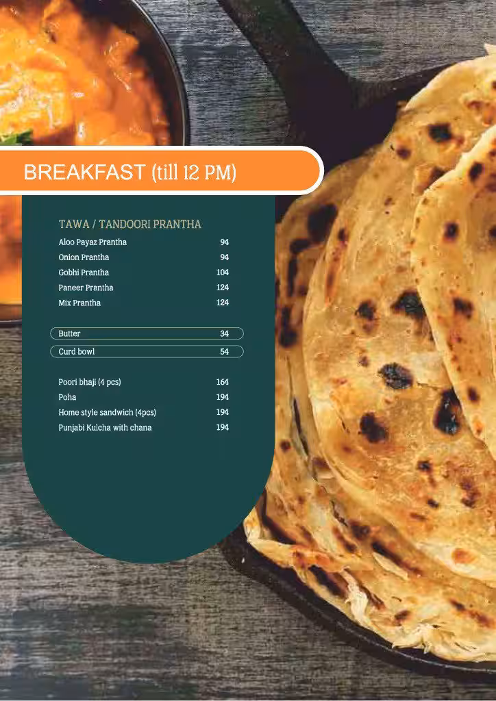 Food menu card 1
