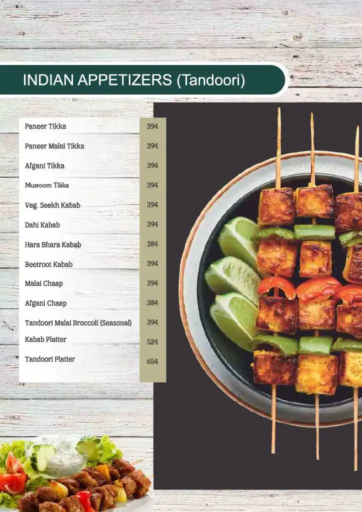 Food menu card 5