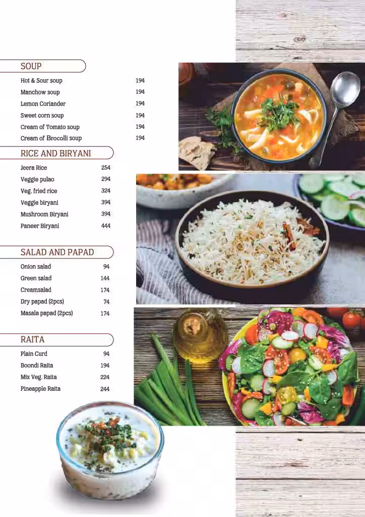 Food menu card 9